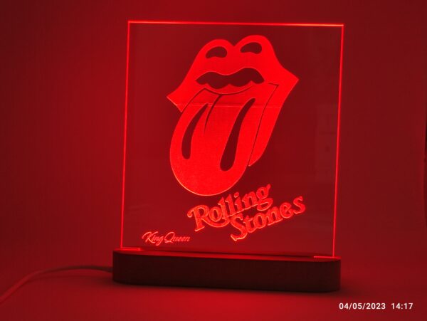 Lampada in plexiglass Rolling Stones - immagine 2